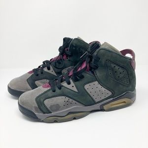 Nike Air Jordan 6 Retro Bordeaux‎ GS Shoes 384665-063 Size 7Y/8.5 Womens